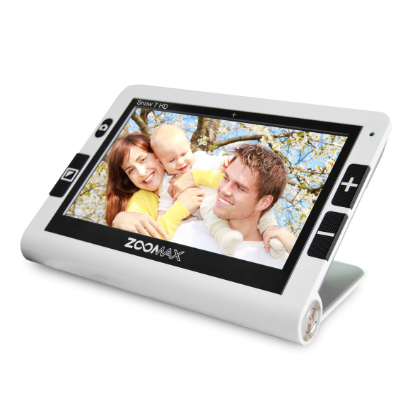 Zoomax Snow Portable Handheld Electronic Magnifier For The Visually Impaired